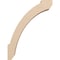 Ekena Millwork 5-inch W x 18-inch D x 24-inch H Lafayette Rough Cedar Woodgrain TimberThane Knee Brace, Primed BRCUR05X18X24LFTRCPR - alternate 6